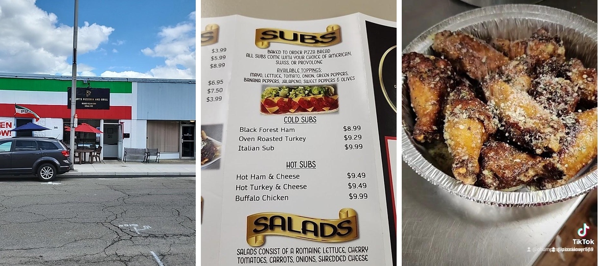 Chumpy's Menu